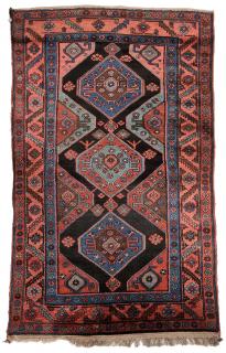 Appraisal: Mission Malayer Rug early to mid- th century three interconnected