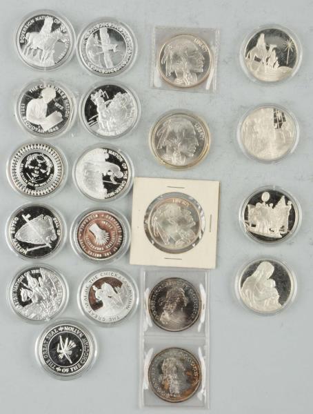 Appraisal: Lot of oz Coins American Indian themes