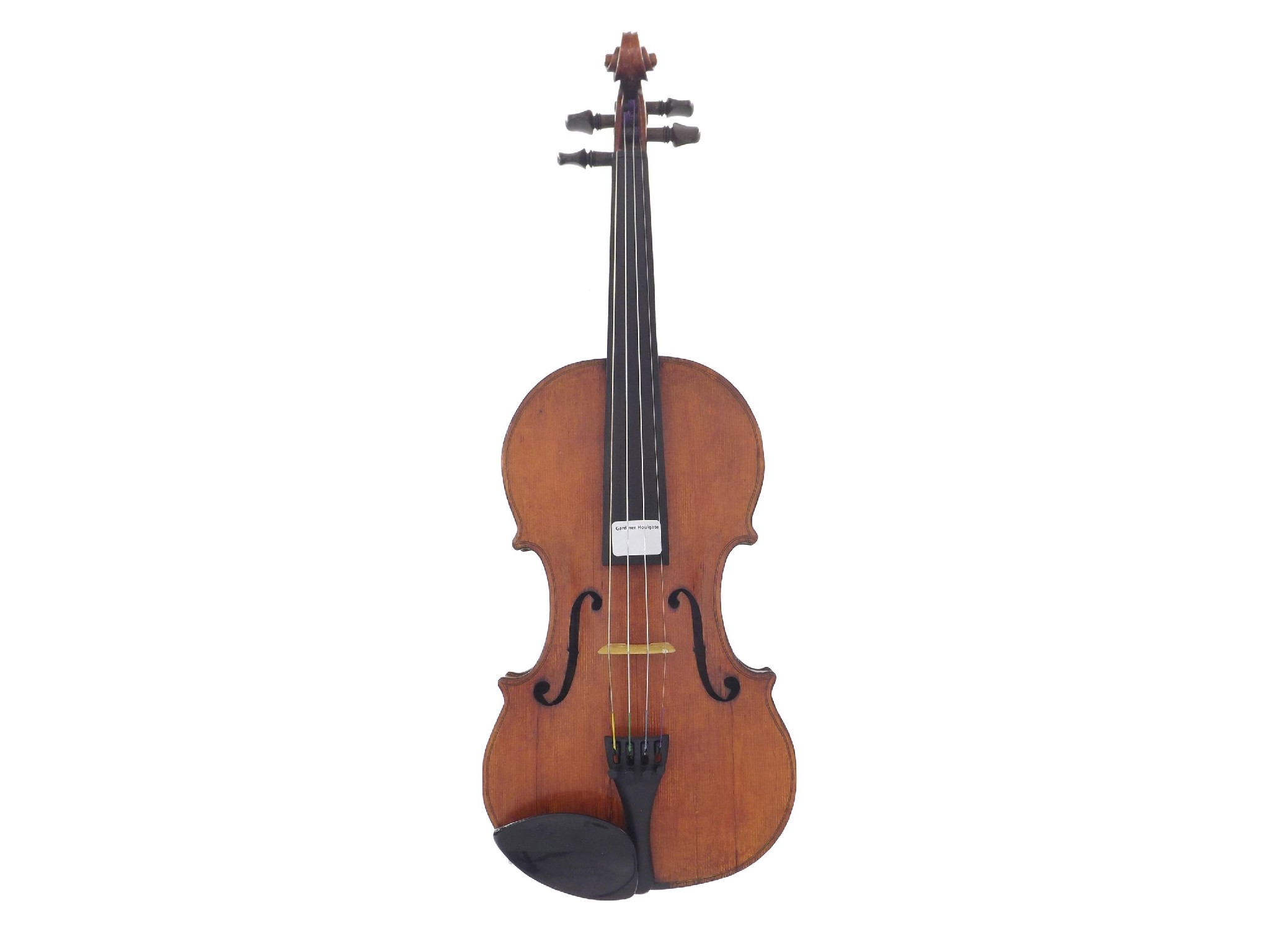 Appraisal: English violin by and labelled William Friel Devon April cm