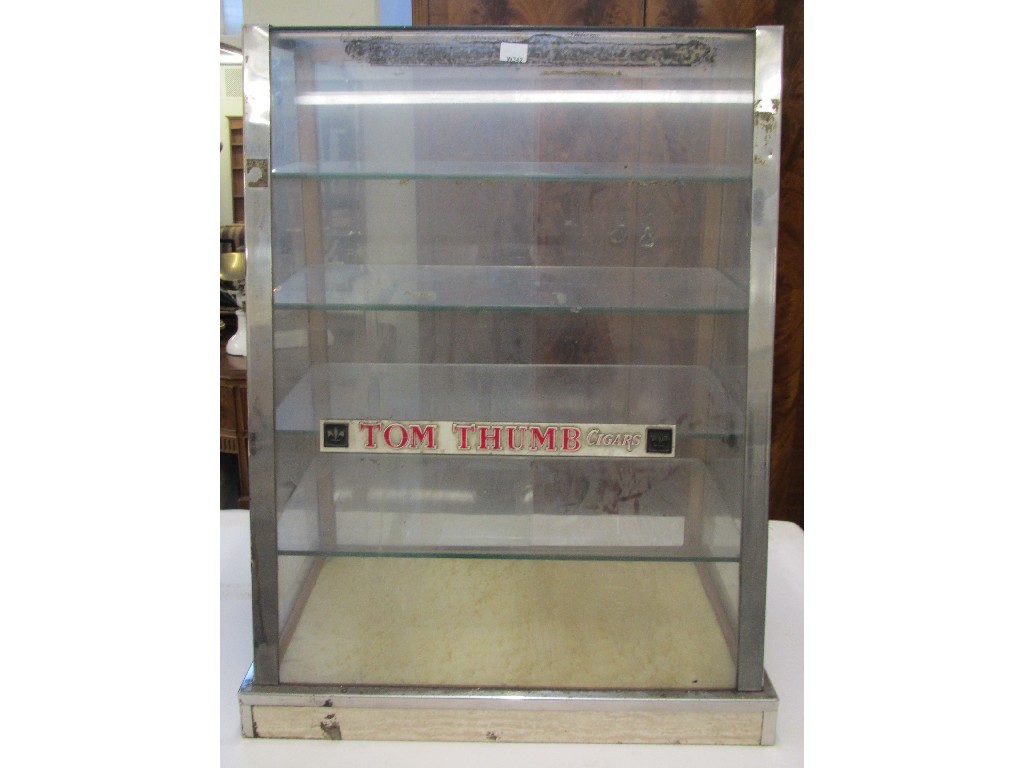 Appraisal: Tom Thumb Cigars' glass display case