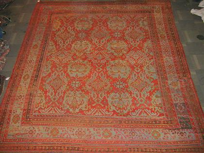 Appraisal: Oushak carpet west anatolia circa ft in x ft in