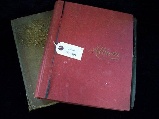 Appraisal: A postcard album containing mainly WWI and sentimental examples circa