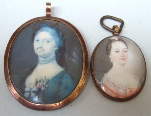 Appraisal: A late th century English School oval portrait miniature of