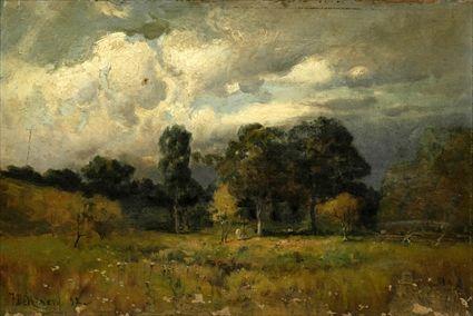 Appraisal: Attributed to Franklin De Haven American - Summer Landscape Oil