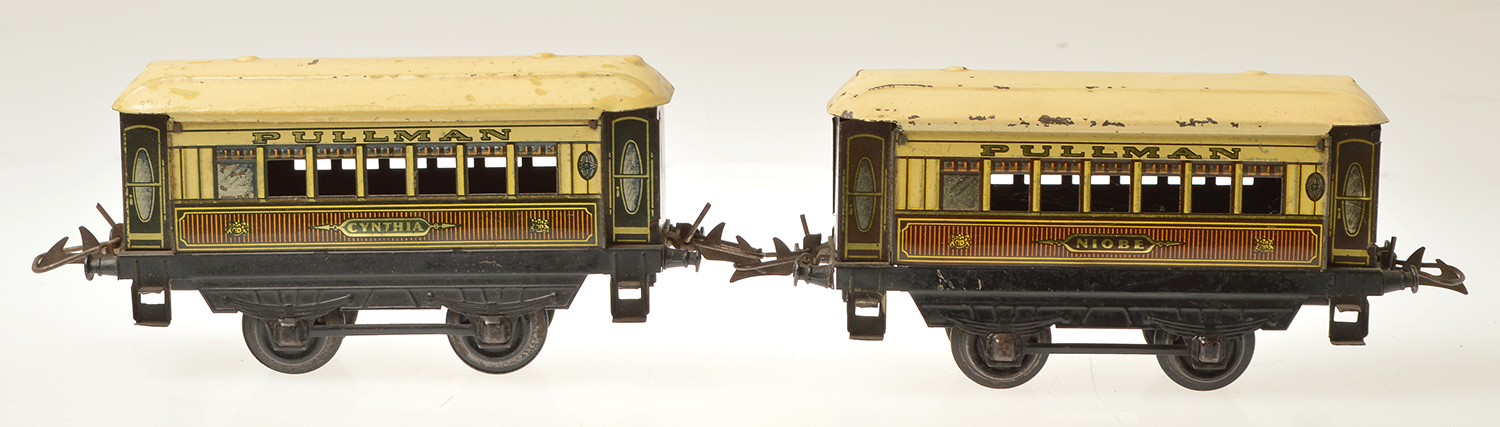 Appraisal: HORNBY NO PULLMAN COACHES 'CYNTHIA' AND 'NIOBE' C - G