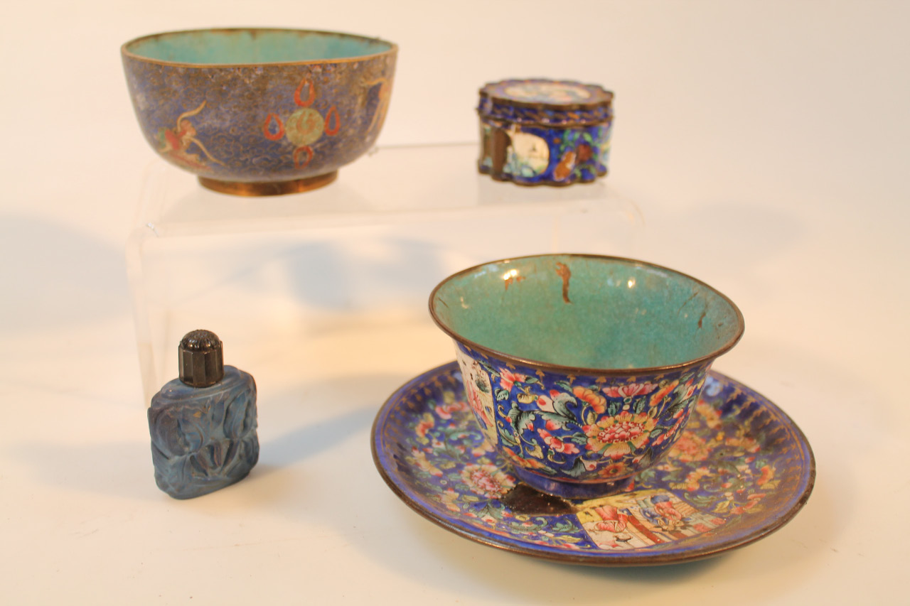 Appraisal: Various thC and later Chinese cloisonne ware to include a