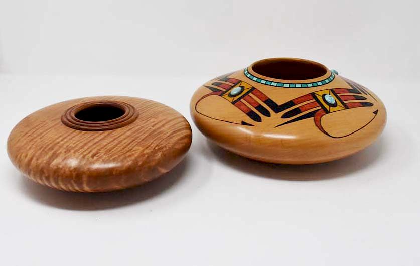 Appraisal: delicate wooden bowls delicate wooden bowls st is made of