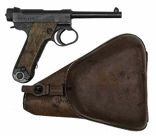 Appraisal: Late WWII Japanese Type Semi-Auto Pistol with Holster mm Nambu