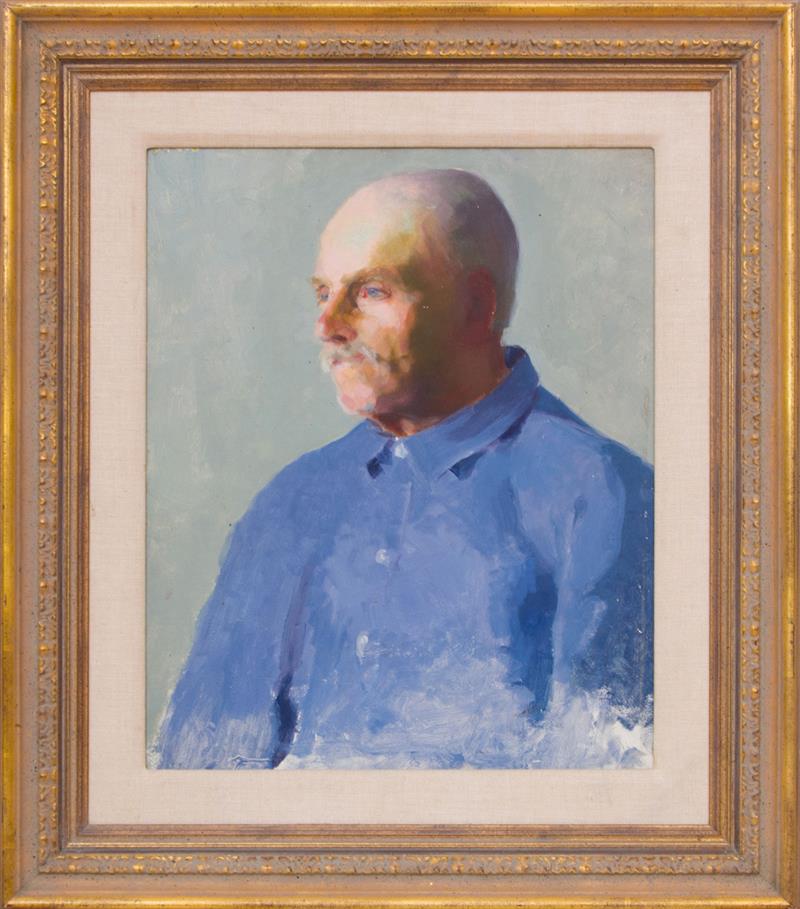 Appraisal: ATTRIBUTED TO CHARLES WEBSTER HAWTHORNE - SELF PORTRAIT Oil on