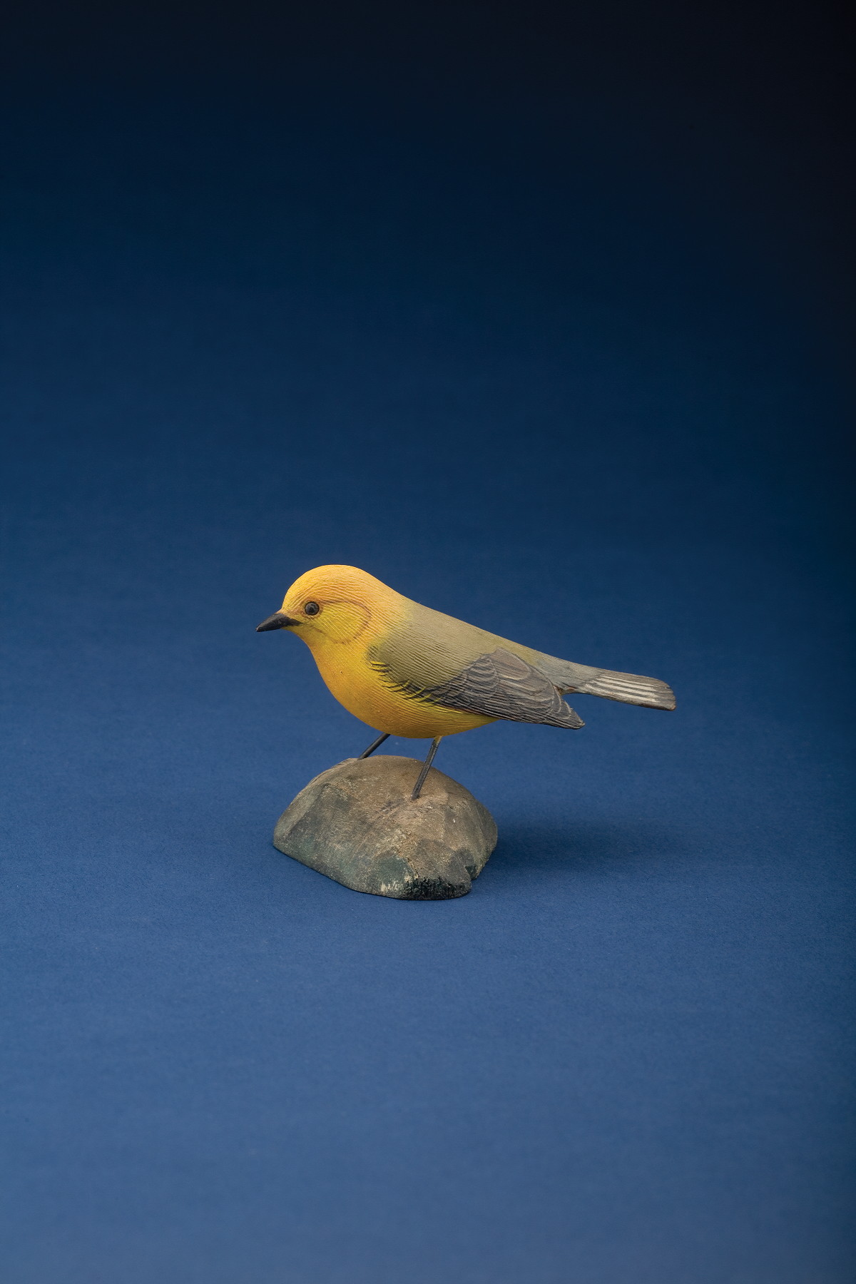 Appraisal: JESS BLACKSTONE AMERICAN - CARVED AND PAINTED PROTHONOTORY WARBLER CIRCA