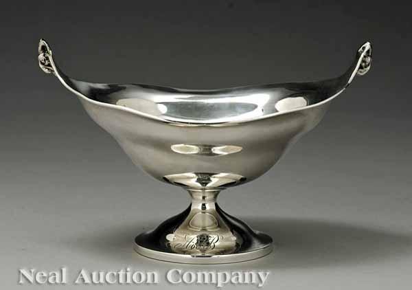 Appraisal: An American Sterling Silver Footed Bowl by Tuttle Boston ret