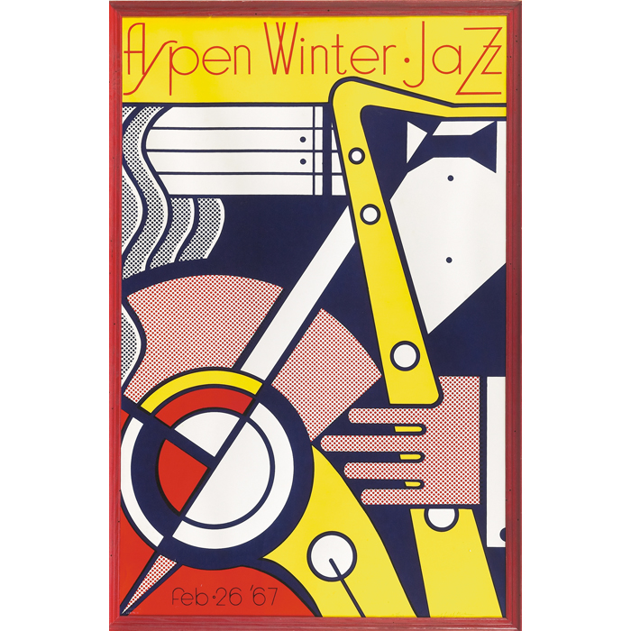 Appraisal: Roy Lichtenstein American - Aspen Winter Jazz color silkscreen x