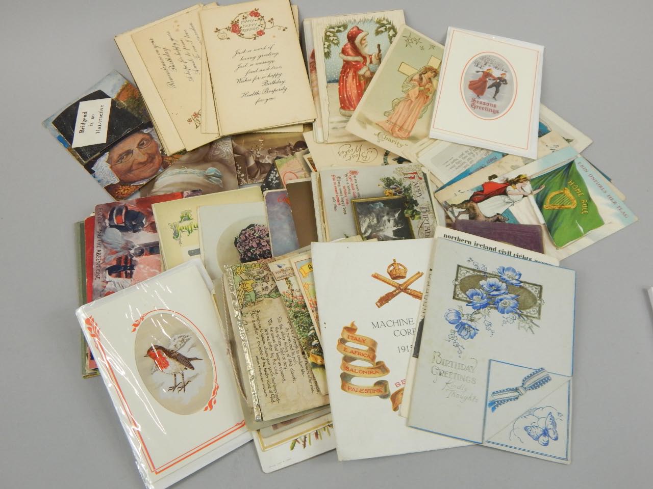 Appraisal: Various early thC and later postcards and other later ephemera