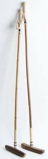 Appraisal: English polo mallets by J Salter Son th c Two