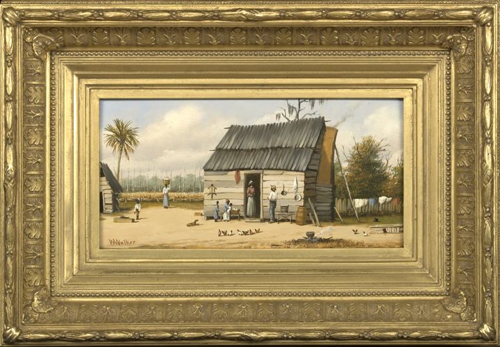 Appraisal: William Aiken Walker American South Carolina - Southern Cabin Scene