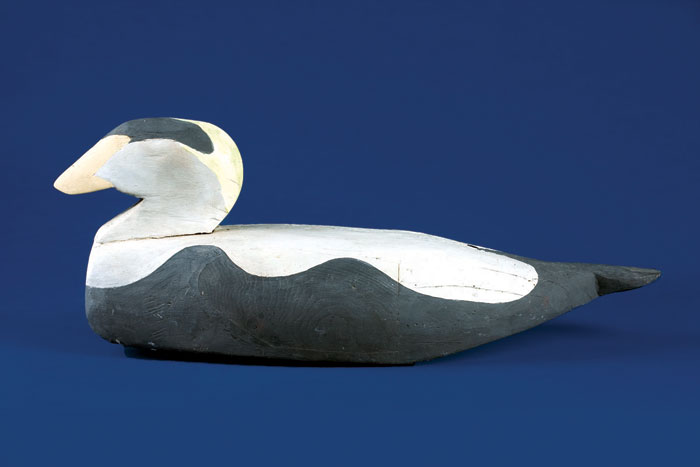 Appraisal: EIDER DRAKE DECOY The body of carved and painted wood