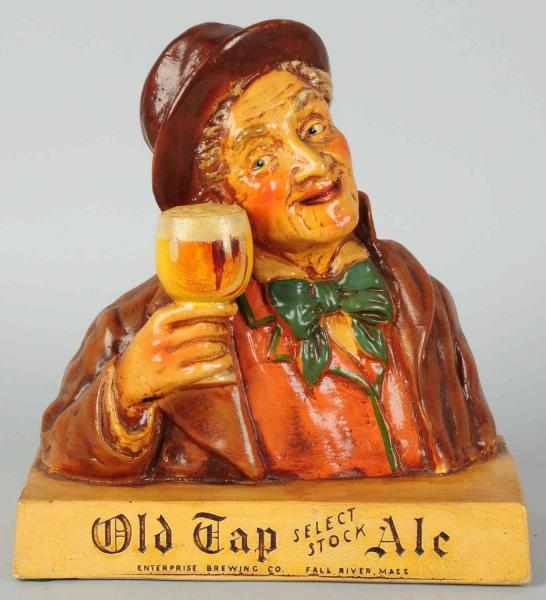 Appraisal: Old Tape Ale Bar Back Advertising Figure s Original finish