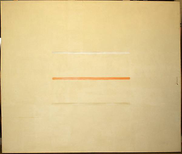 Appraisal: Ralph Humphrey American - Untitled unsigned acrylic and day-glo on