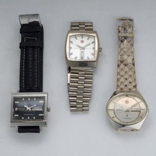 Appraisal: Group of Rado Wristwatches Group Of Three Rado Wristwatches