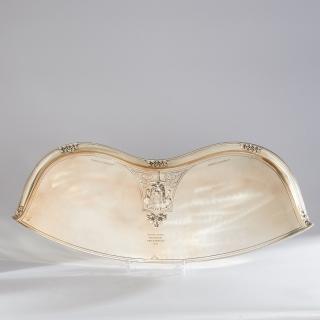 Appraisal: Rare Tiffany Co double sterling tray Rare Tiffany Co double