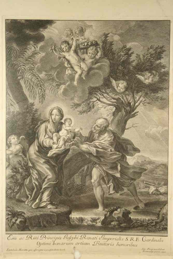 Appraisal: TH C ITALIAN ENGRAVING - 'Emi AC Rini Principis Josephi