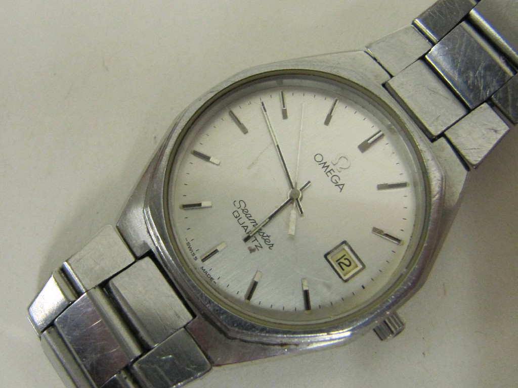 Appraisal: Gents stainless steel Omega Seamaster quartz watch