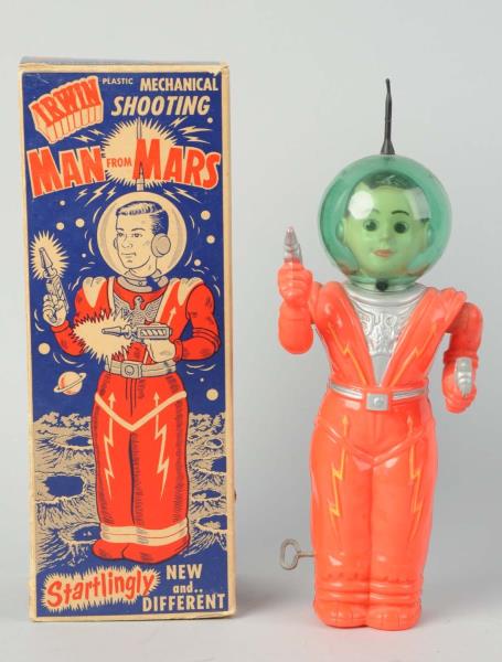 Appraisal: Irwin Plastic Man From Mars Robot O B In original