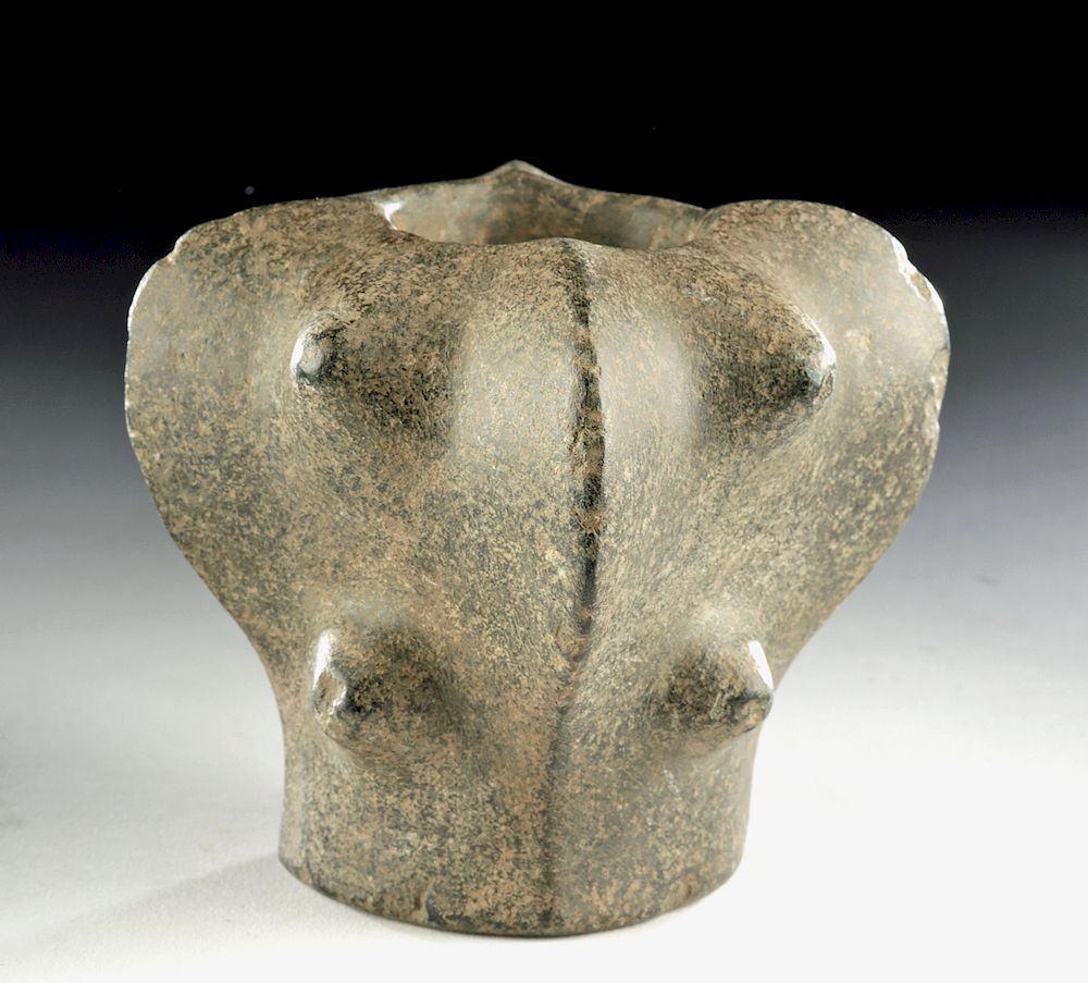 Appraisal: Chavin Stone Mace Head Pre-Columbian North Coast Peru Chavin ca