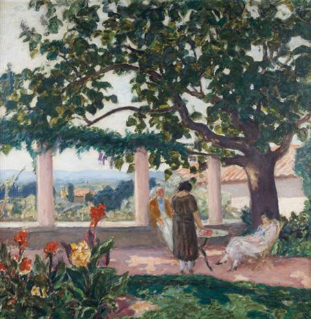 Appraisal: Albert Andre French - Sur la Terrasse a Laudun Estimate