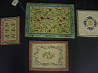 Appraisal: NEEDLE POINT DOLL HOUSE RUGS by by by by All