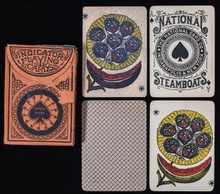 Appraisal: National Card Co Steamboats Playing Cards Indianapolis New York ca