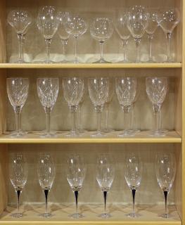 Appraisal: lot of approximately Crystal stemware by Waterford Orrefors and Mikasa