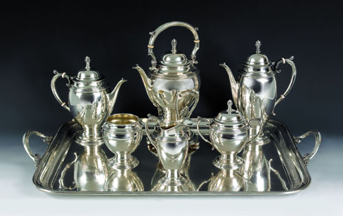 Appraisal: Gorham sterling silver six piece tea service to include a