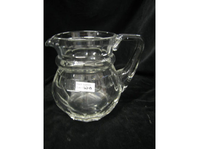 Appraisal: Stuart English Cut Crystal Pitcher signed