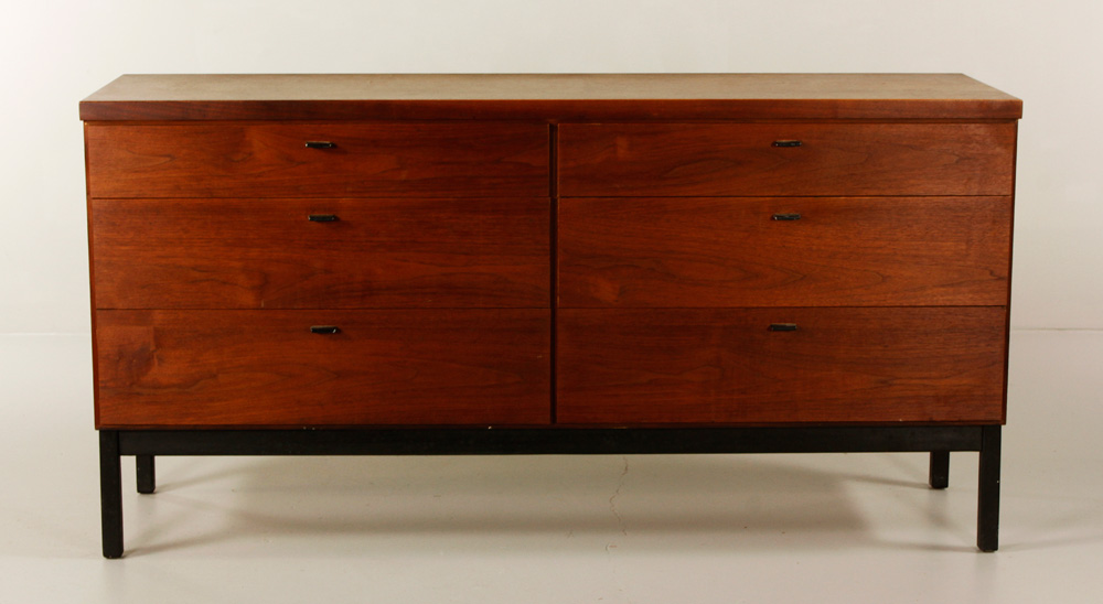 Appraisal: - Mid Century Dresser Mid Century dresser with six drawers