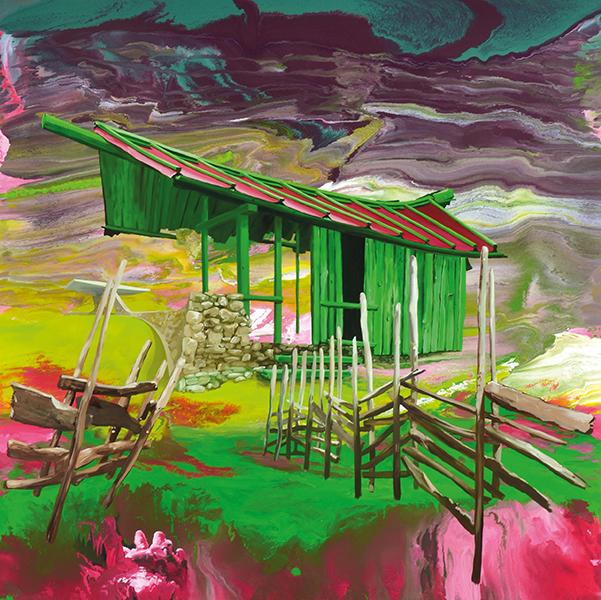 Appraisal: STEPHEN BUSH born Southeast in the Summer oil and enamel