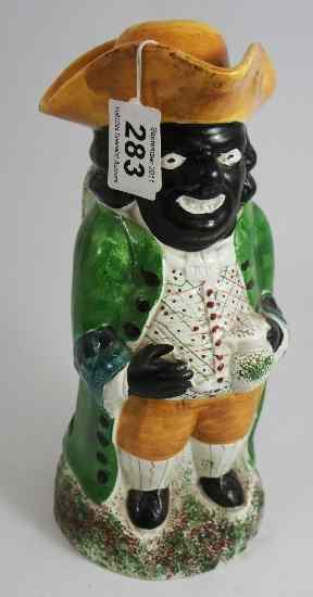 Appraisal: Staffordshire Portabello Black Faced Toby Jug