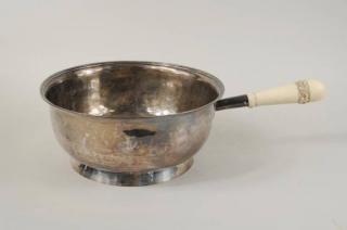 Appraisal: English Sterling Pan w Handle Mark Paul Storr English sterling