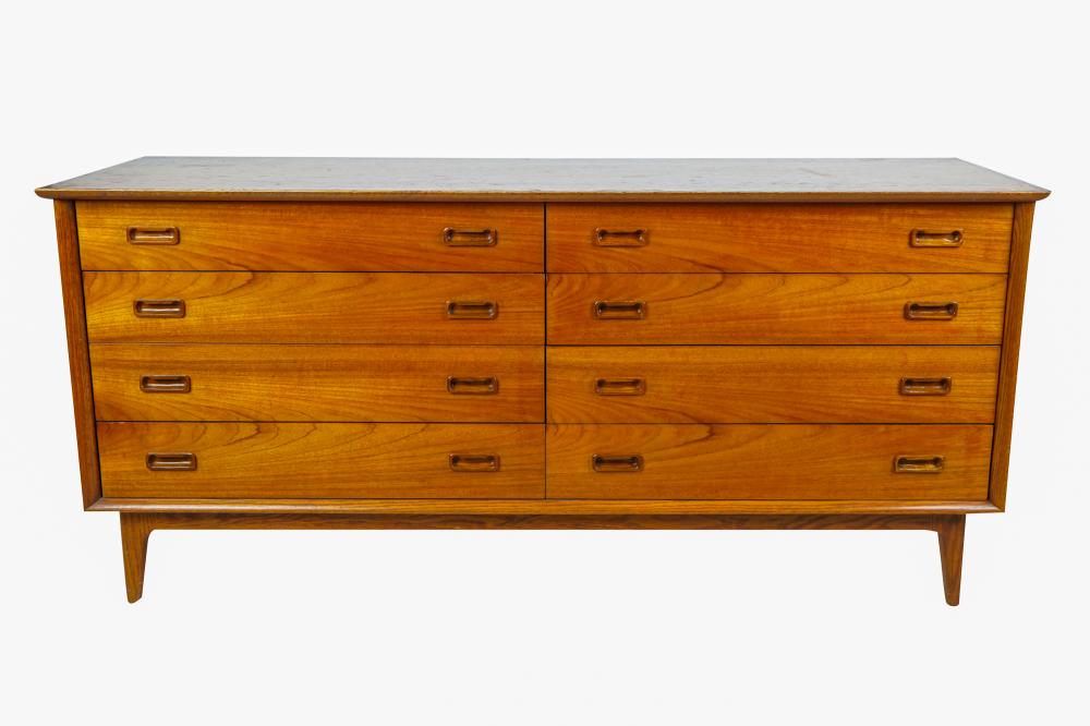 Appraisal: MID-CENTURY MODERN DRESSERwith eight drawers inches wide inches deep inches