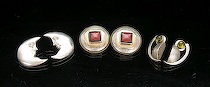 Appraisal: Three Pairs of Arts Crafts Errings Including one by Sergio