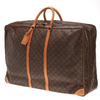 Appraisal: Louis Vuitton Monogram soft sided suitcase Louis Vuitton Monogram soft