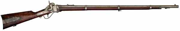 Appraisal: Sharps New Model Rifle cal '' barrel with saber bayonet