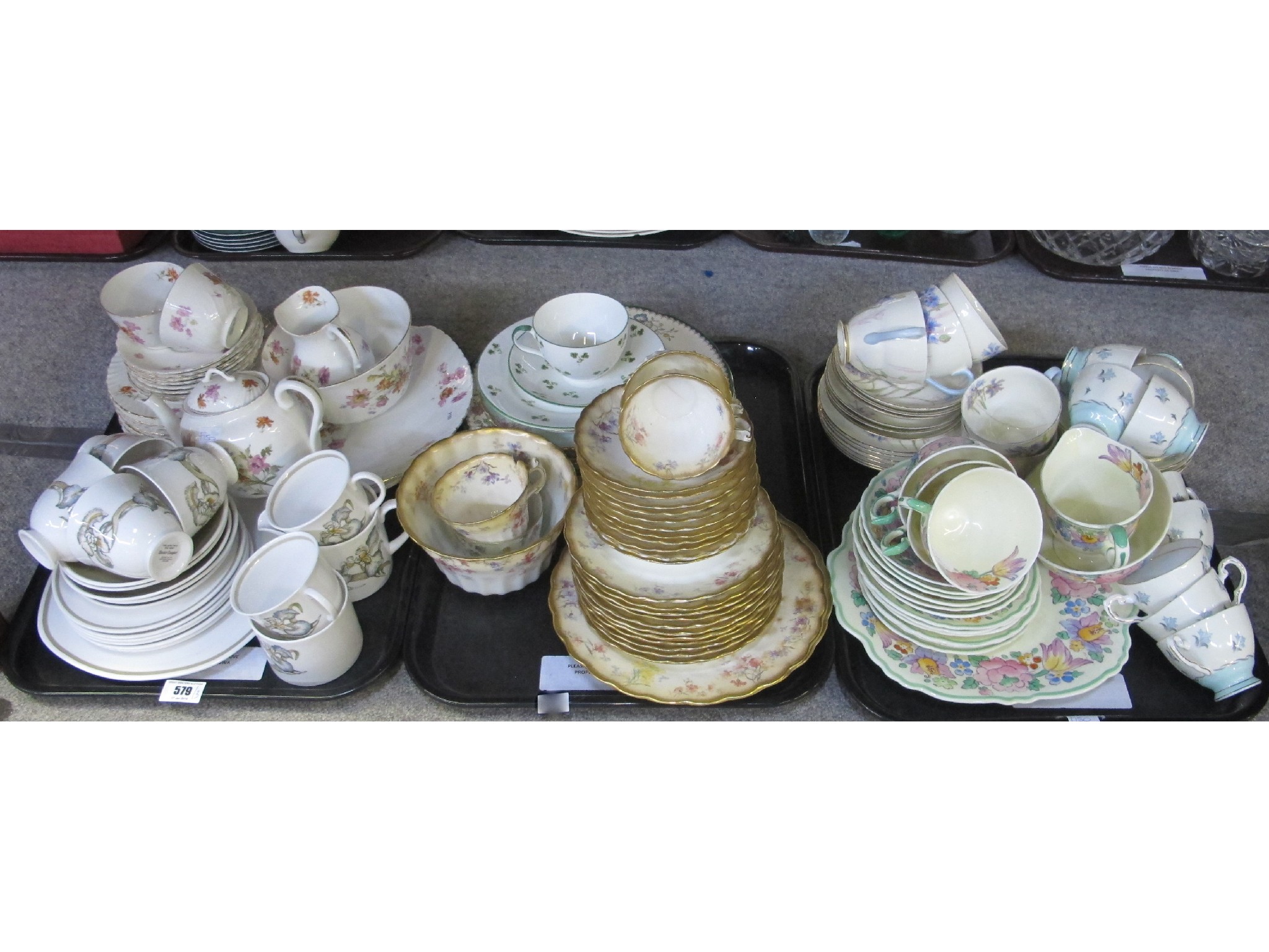 Appraisal: Assorted teawares including Crown Staffordshire Susie Cooper Royal Doulton etc