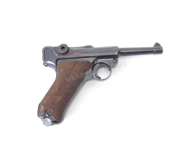 Appraisal: German BYF Code Luger Pistol-Round barrel Chambered in mm stamped