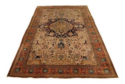 Appraisal: Tabriz carpet northwest persia circa ft in x ft in