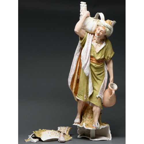 Appraisal: A Royal Dux figure of an Eastern water carrier early