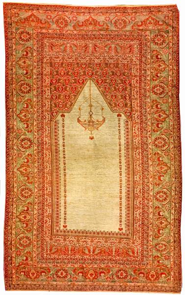 Appraisal: A Fereghan rug Central Persia late th century size approximately