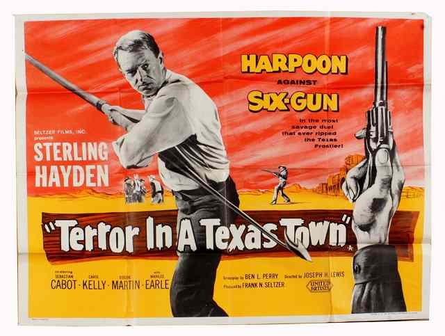 Appraisal: TERROR IN A TEXAS TOWN United Artists western starring Sterling