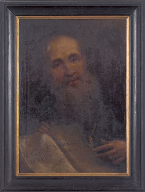 Appraisal: Italian old masters portrait of Pope Boniface VIII with open