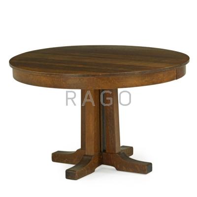 Appraisal: L J G STICKLEY Dining table Condition Report